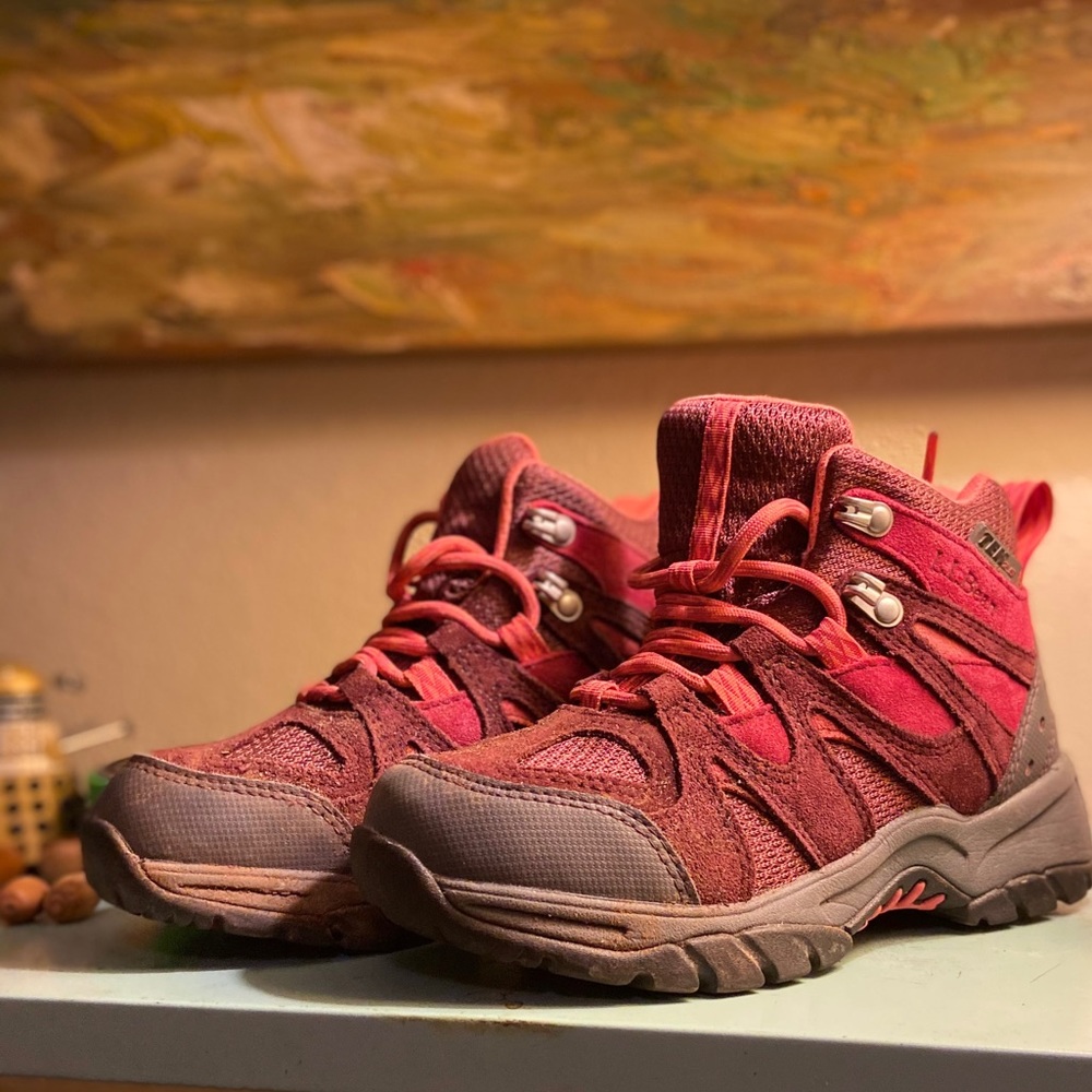 Kids LL Bean Trail Model Waterproof Hikers Size 1